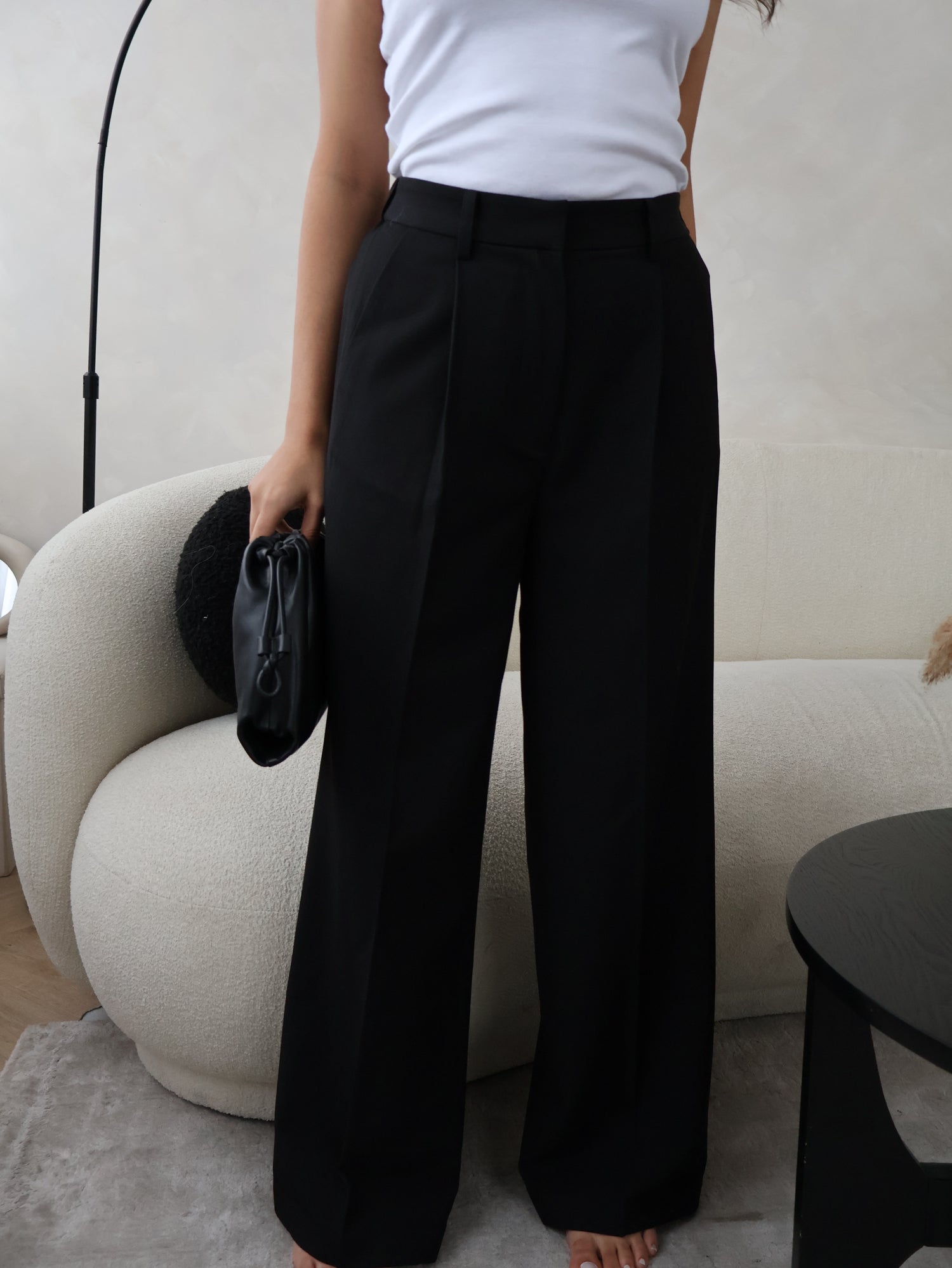 The Signature Petite Black Tailored Trousers