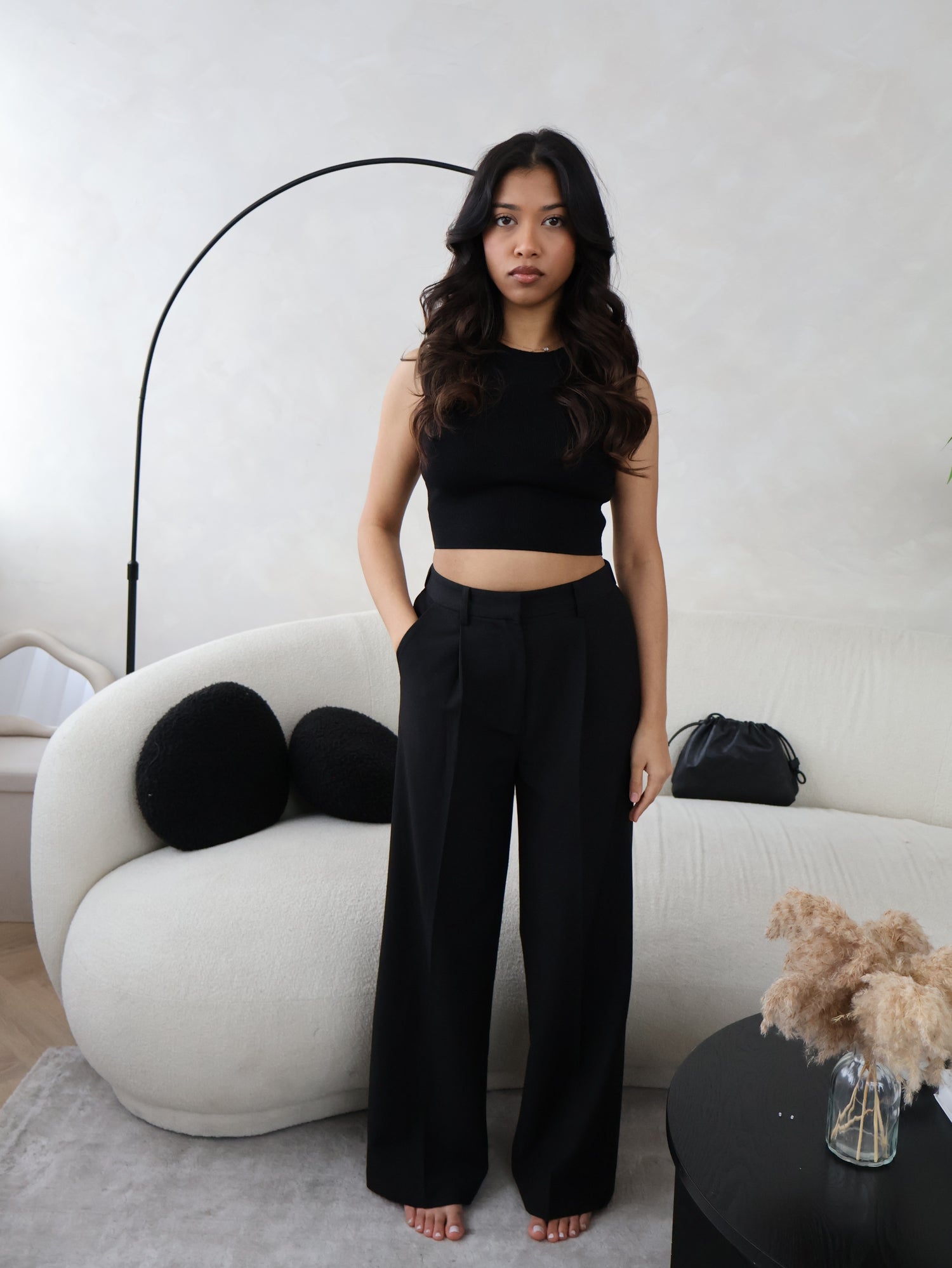 The Signature Petite Black Tailored Trousers