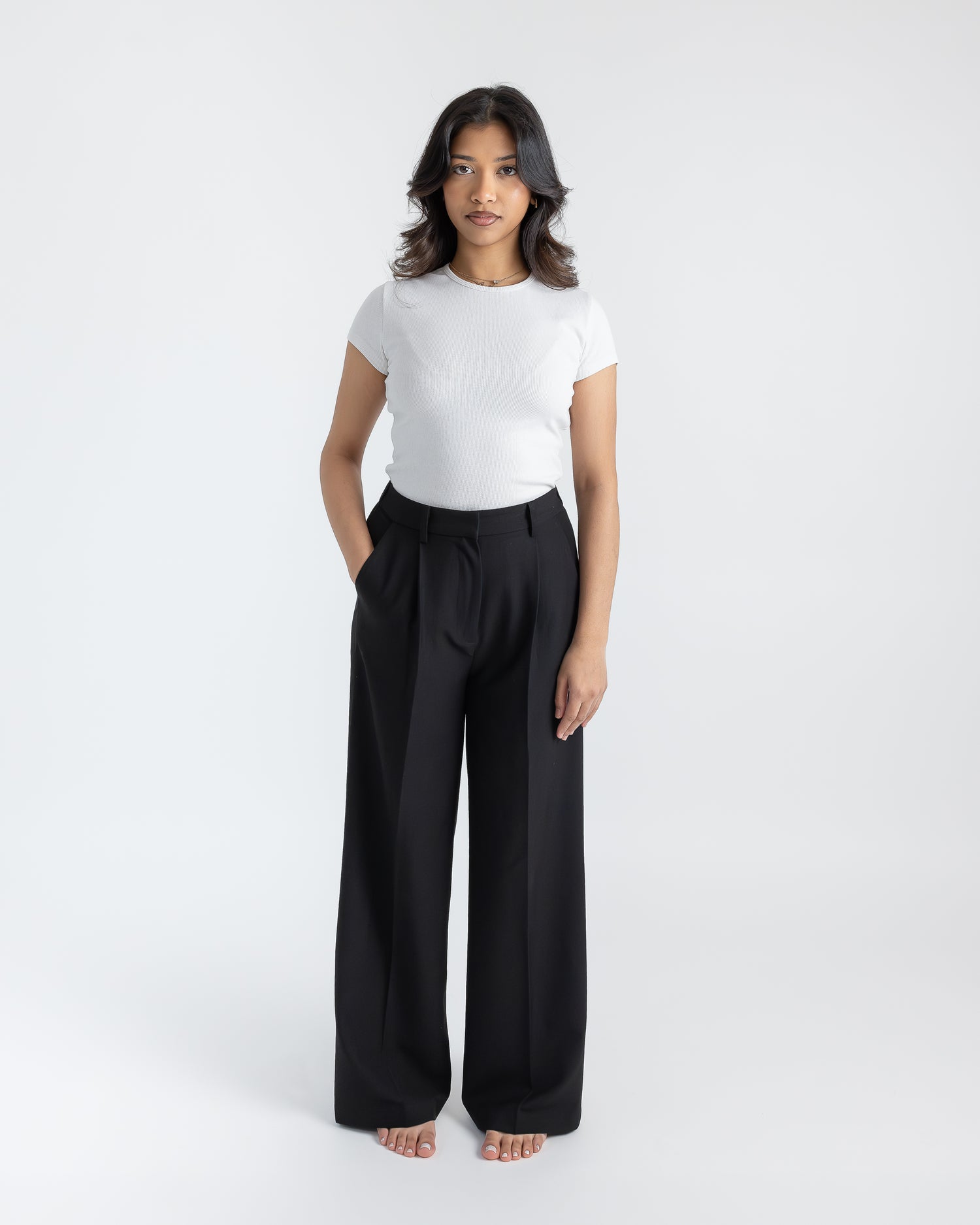 The Signature Petite Black Tailored Trousers