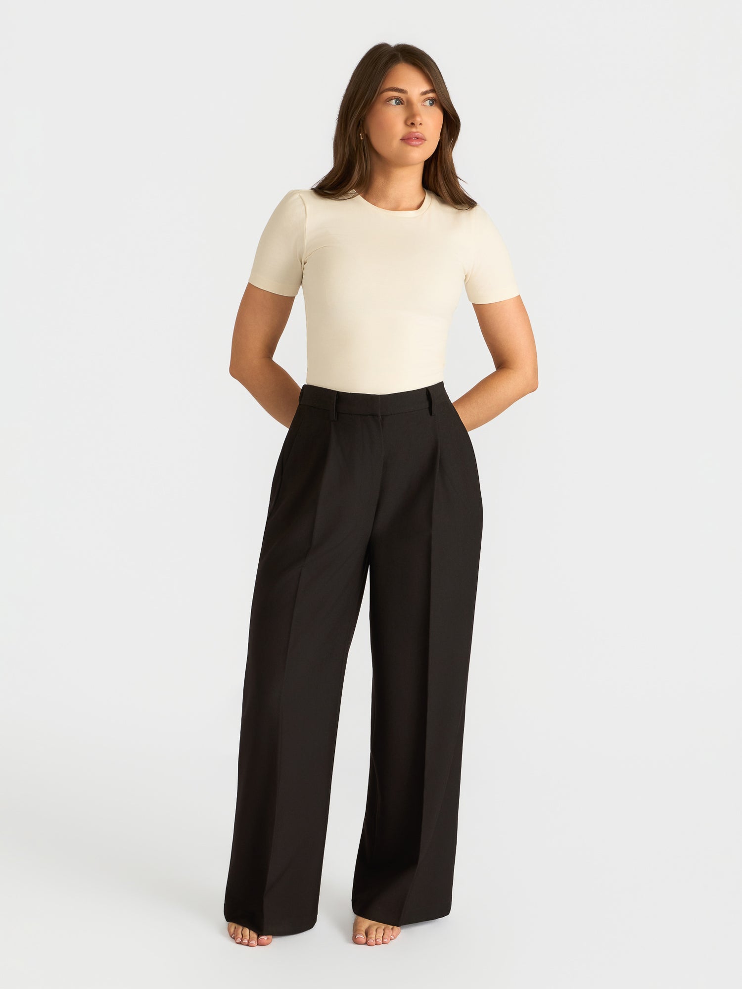 The Signature Petite Black Tailored Trousers