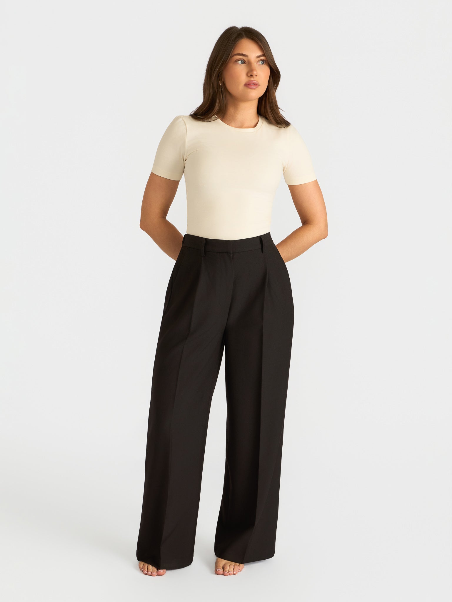 The Signature Petite Black Tailored Trousers