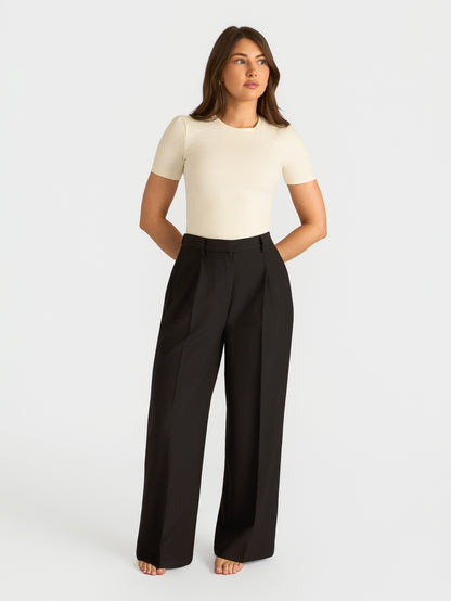 The Signature Petite Black Tailored Trousers