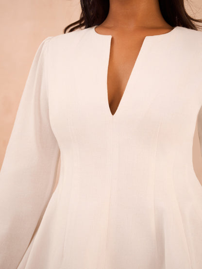 The Petite Linen Mini Dress